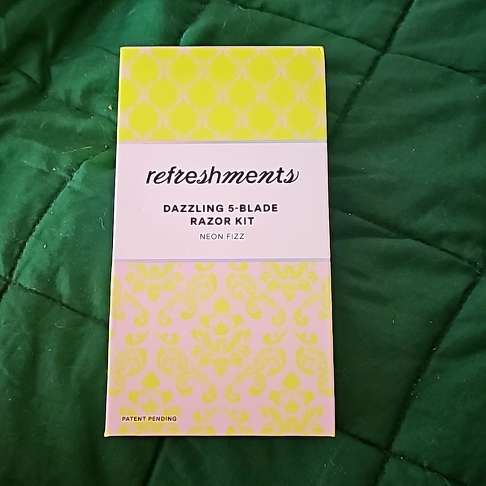 Refreshments 5 blade Razor Kit- Neon Fizz